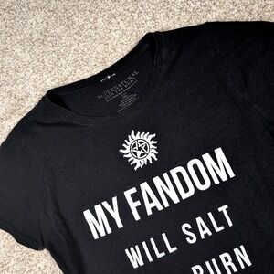 Supernatural Black Ladies My Fandom Will Salt and Burn Your‎ Fandom Black 2XL